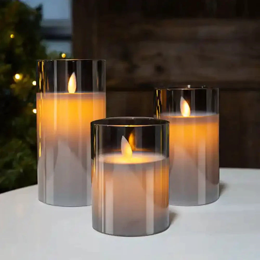 Realistic Flameless Candle Set