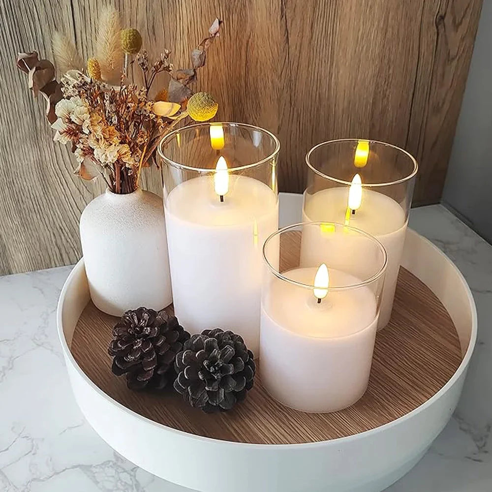 Realistic Flameless Candle Set